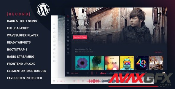 ThemeForest - Rekord v1.5.0.0 - Ajaxify Music - Events - Podcasts Multipurpose WordPress Theme - 23516416