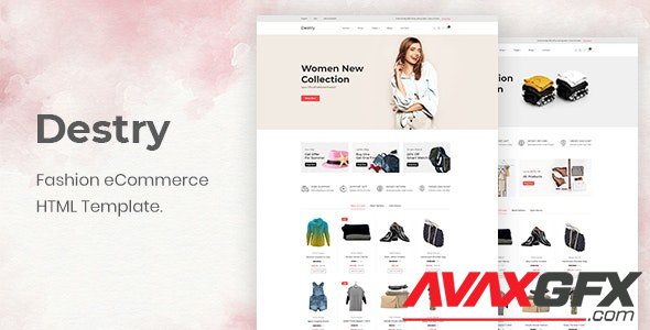 ThemeForest - Destry v1.0.0 - Fashion eCommerce HTML Template - 29946635