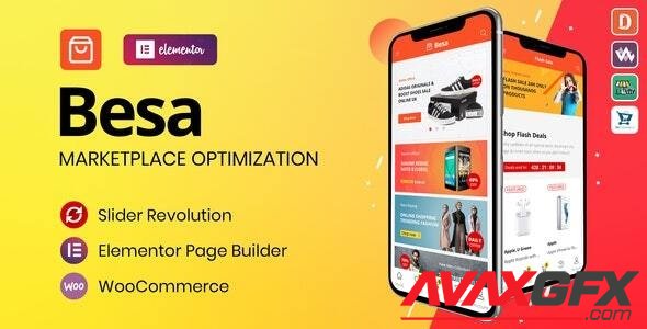 ThemeForest - Besa v1.2.6 - Elementor Marketplace WooCommerce Theme - 25205400