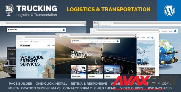 ThemeForest - Trucking v1.5.3 - Transportation & Logistics WordPress - 13432181