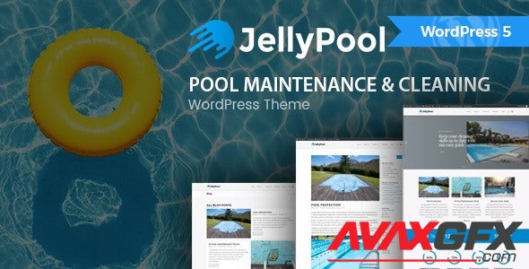 ThemeForest - JellyPool v1.3 - Pool Maintenance & Cleaning WordPress Theme - 20034360