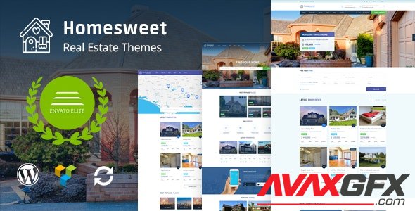 ThemeForest - HomeSweet v1.7 - Real Estate WordPress Theme - 20560953