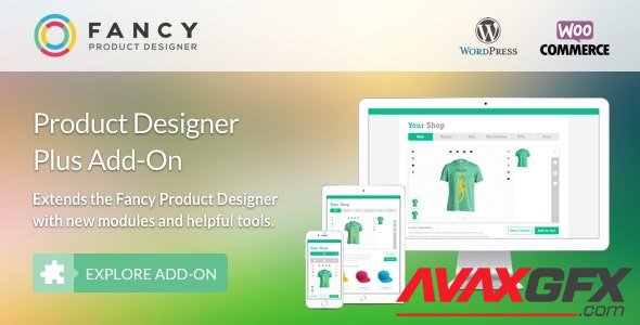 CodeCanyon - Fancy Product Designer Plus Add-On v1.3.2 - WooCommerce WordPress - 17976317