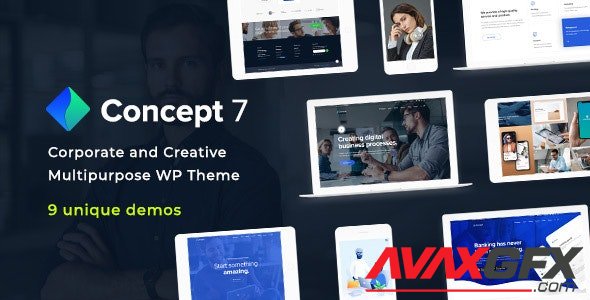 ThemeForest - Concept Seven v1.11 - Responsive Multipurpose WordPress Theme - 23657724
