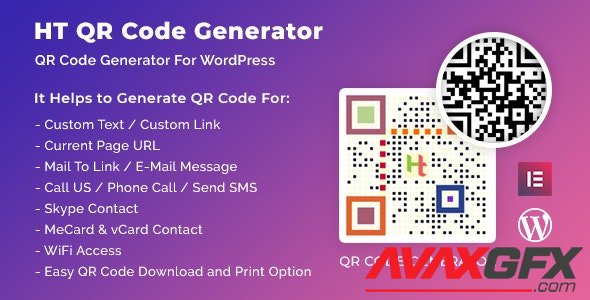 CodeCanyon - HT QR Code Generator for WordPress v2.0 - 25515123