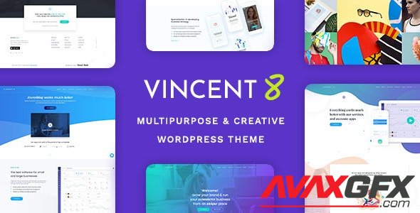 ThemeForest - Vincent Eight v1.10 - Responsive Multipurpose WordPress Theme - 23178218