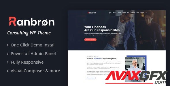 ThemeForest - Ranbron v2.3 - Business and Consulting WordPress Theme - 22294129