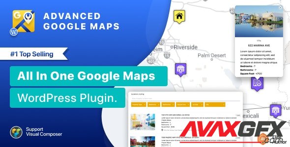 CodeCanyon - Advanced Google Maps Plugin for Wordpress v5.2.8 - 5211638