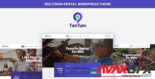ThemeForest - TanTum v1.1.1 - Car, Scooter, Boat & Bike Rental Services WordPress Theme - 24757667 - NULLED
