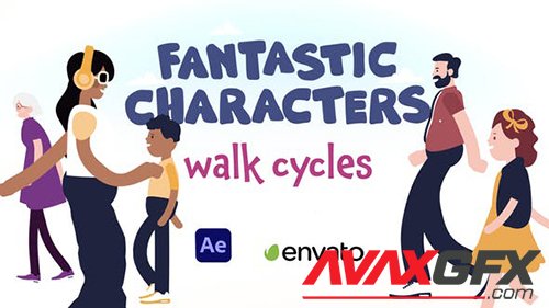 Fantastic Characters - Walk Cycles 30082110