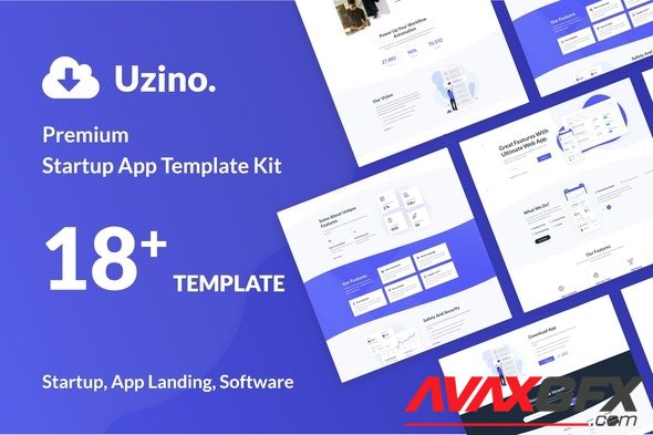 ThemeForest - Uzino v1.0.0 - Startup App Elementor Template Kit - 29985869