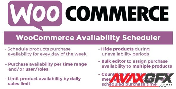 CodeCanyon - WooCommerce Availability Scheduler v10.8 - 11649604 - NULLED