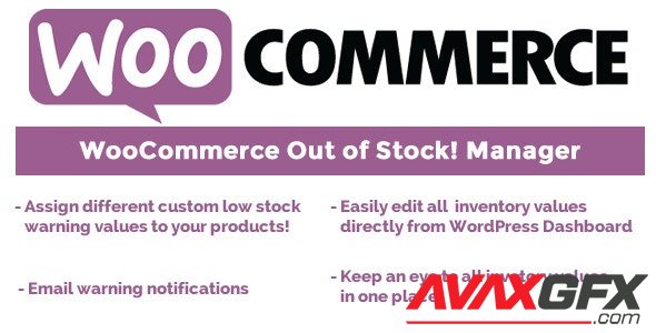 CodeCanyon - WooCommerce Out of Stock Manager v4.4 - 13881105