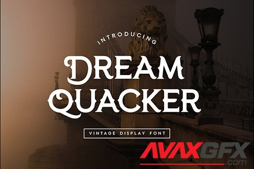 Dream Quacker Serif Display Font
