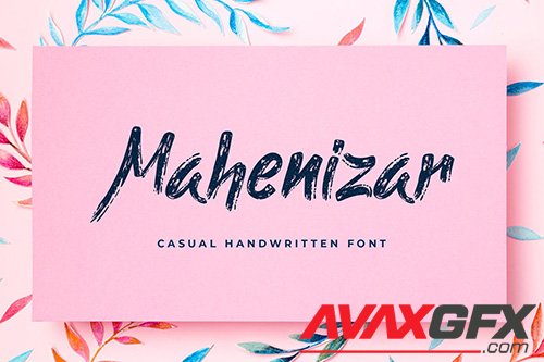 Mahenizar Brush Handwritten Font
