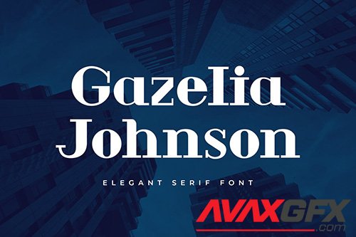 Gazelia Johnson Serif Display Font