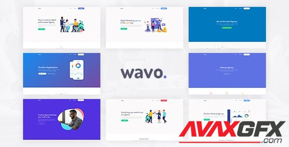 ThemeForest - Wavo v1.0 - Responsive Bootstrap SaaS, Startup & WebApp Template - 24637844