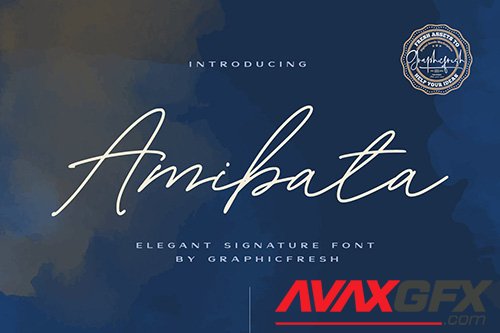 Amibata - Elegant Signature Font