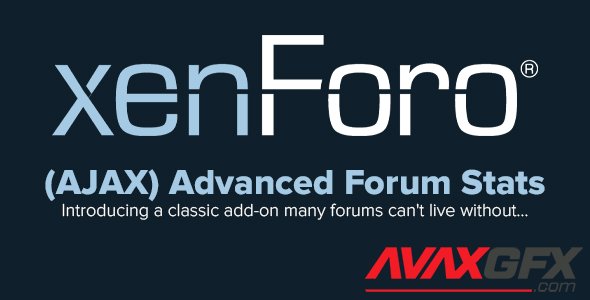 AddonFlare - (AJAX) Advanced Forum Stats v1.7.0 - XenForo 2.x Add-Ons