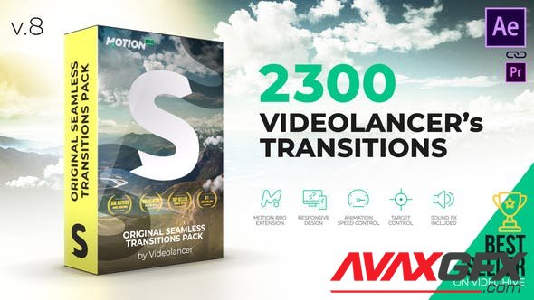 Videohive - Videolancer's Transitions v8.0 | Original Seamless Transitions Pack  - 18967340