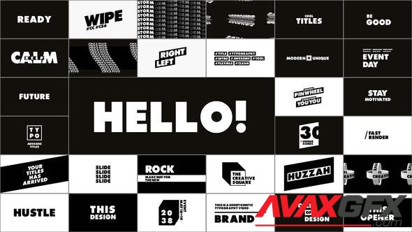 VideoHive - Typography & Titles - 28995500