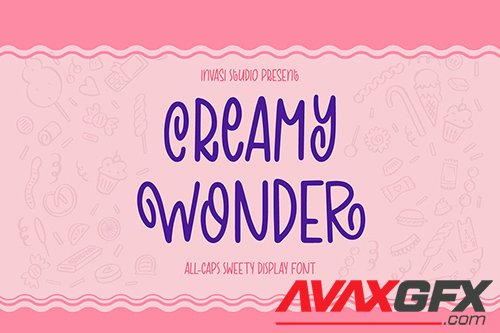 Creamy Wonder | Display Font