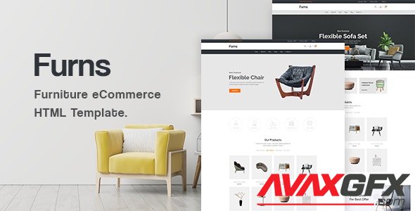 ThemeForest - Furns v1.0 - Furniture eCommerce HTML Template - 29896131