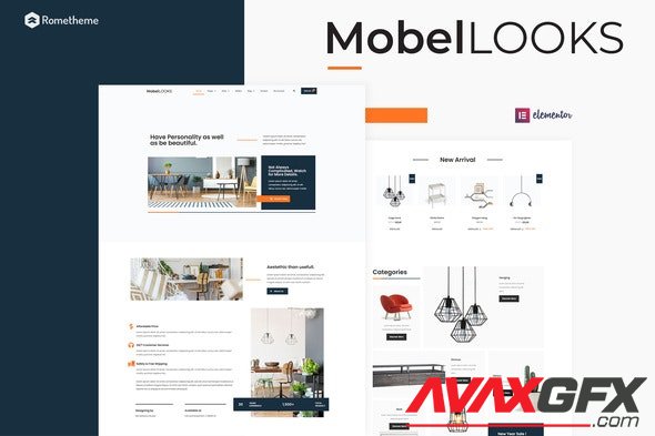 ThemeForest - Mobel Looks v1.0.02 - Furniture Store WooCommerce Elementor Template Kit - 30144441