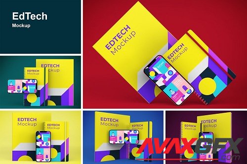 CreativeMarket - EdTech Mockup 5786717