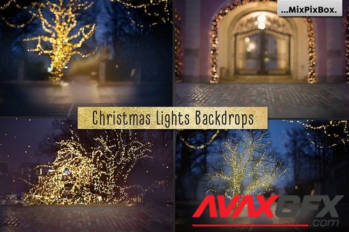 Christmas Lights Backdrops - 5814976