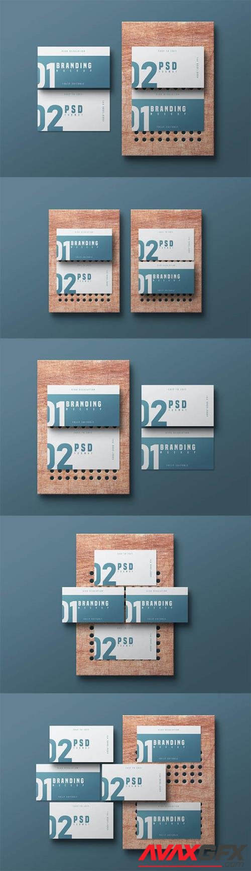 Business Card Mockup - Vol 05