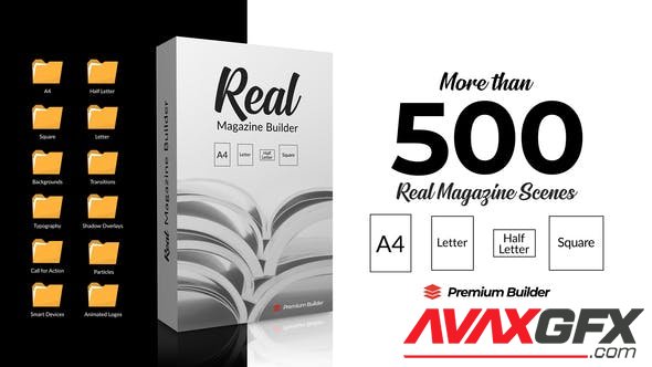 Videohive - Real Magazine Builder for Element 3D - 29703858