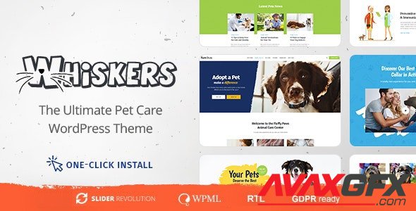 ThemeForest - Whiskers v1.0.7 - Pet and Vet WordPress Theme - 22066245