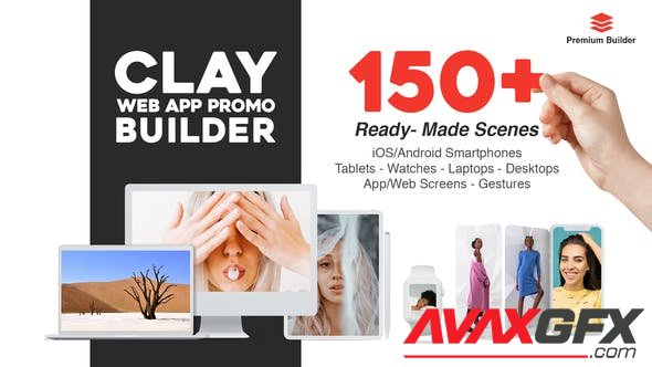 Videohive - Clay Web App Promo Builder - 28890153