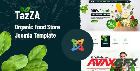ThemeForest - TazZA v1.0.0 - Organic Food Store Joomla Template - 30006704