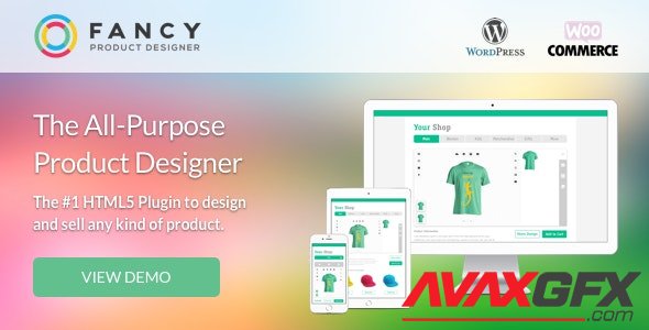 CodeCanyon - Fancy Product Designer v4.5.8 - WooCommerce WordPress - 6318393