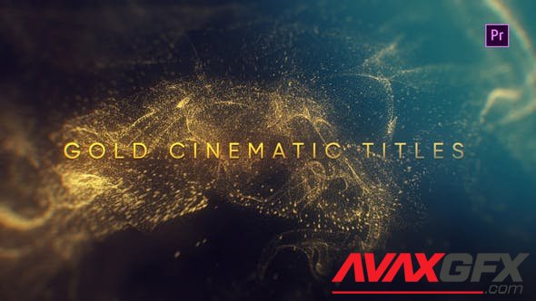 VideoHive - Gold Cinematic Titles Mogrt - 23260042