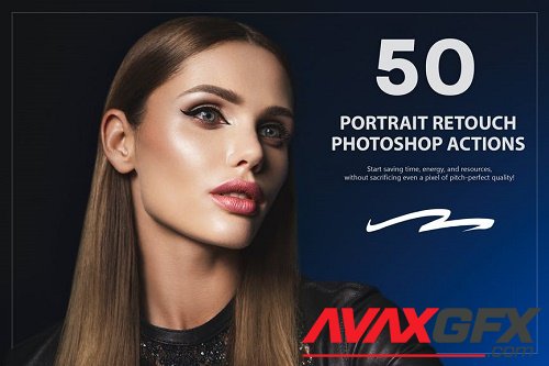 50 Portrait Retouch Photoshop Actions