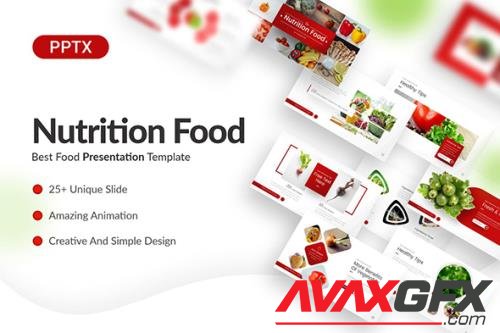 Nutrition Food Presentation Powerpoint Template
