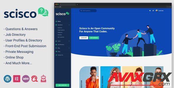 ThemeForest - Scisco v1.1 - Questions and Answers WordPress Theme - 29642752