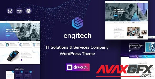 ThemeForest - Engitech v1.2 - IT Solutions & Services WordPress Theme (Update: 26 January 21) - 25892002