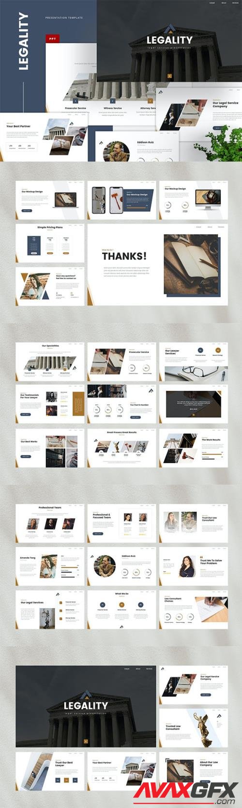 Legal Service Powerpoint, Keynote and Google Slides Template