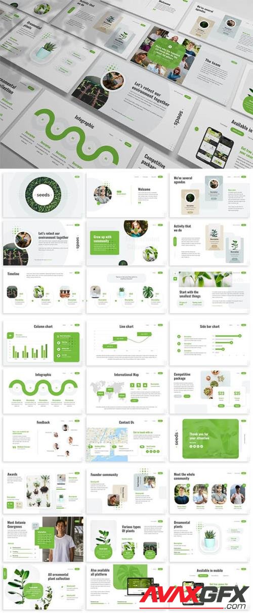 Seeds - Nature Powerpoint Template