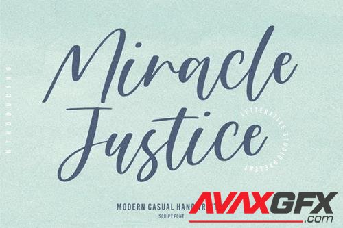 Miracle Justice Script Font YH