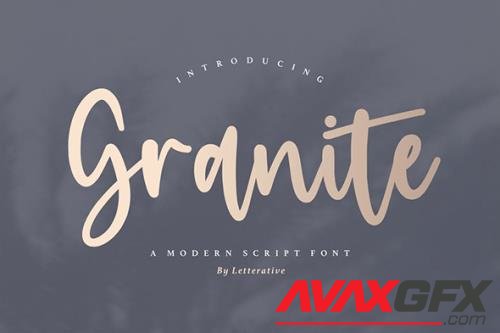 Granite Script Font YH