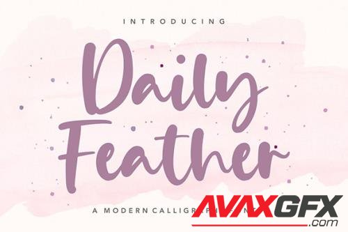 Daily Feather Script Font YH