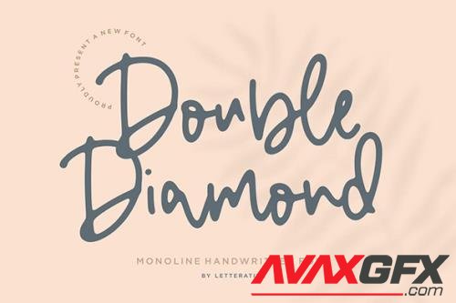 Double Diamond Script Font YH