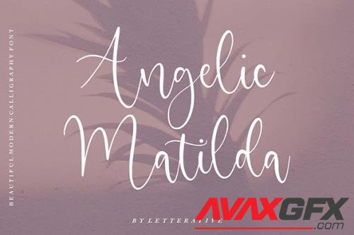 Angelic Matilda Script Font YH