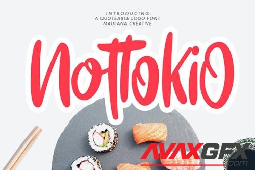 Nottokio Quoteable Logo Font