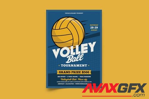 Volleyball Tournament Flyer